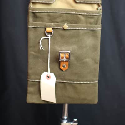 Tackle Instrument Supply Co. Waxed Canvas Compact Drum Stick Bag (Forest Green) image 5