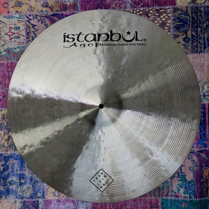 Istanbul Agop 22" Traditional Series Dark Ride Cymbal 2010s - Traditional image 1