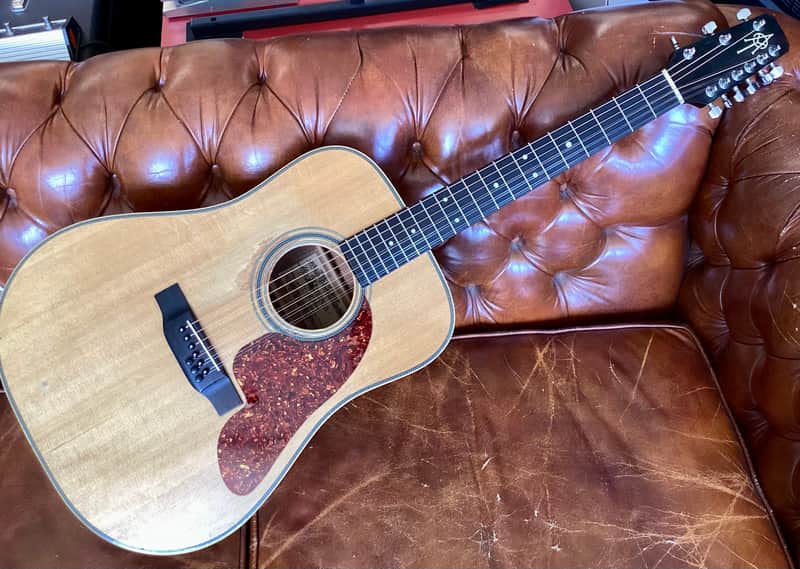 Alvarez DY 58 9 string Yairi Acoustic/Electric 1979 - Natural Wood image 1