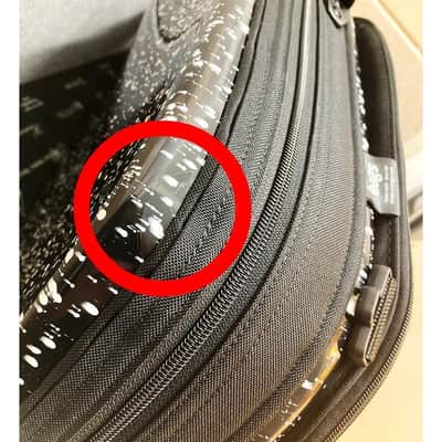 BAGS [Slightly Damaged - Special Price!!] Tenor Saxophone Fiber Case, Bags EFTS F-BLK Fusion Black [Grand Clearance Sale] image 4