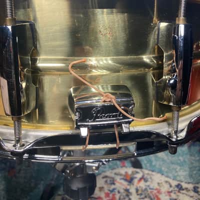 Pearl - 5x14" Sensitone Custom Alloy Brass Shell Snare Drum image 13