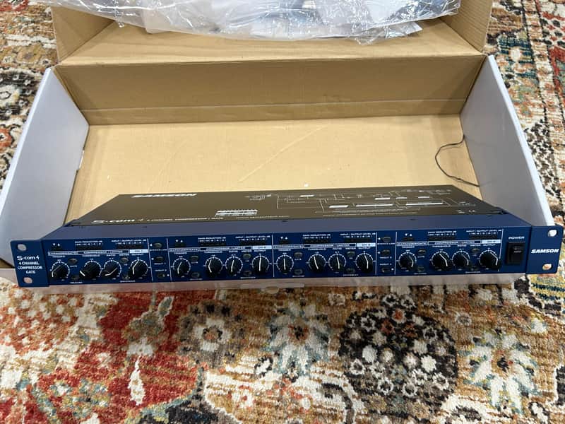 Samson S-Com 4 S Class 4-Channel Compressor/Gate image 1