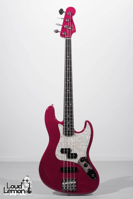 Fender JB62PJ Jazz Bass/Precision 2013 Transparent Red Japan MIJ image 1