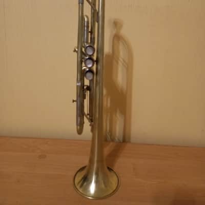 German Trumpet WELTKLANG  Musical Trompette 3 Valve Horn Vintage image 2