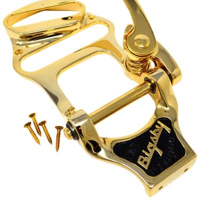 180-4958-164 Bigsby GOLD B16 Vibrato Tailpiece Bridge and Shim Telecaster 1804958164 image 1
