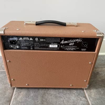 Fender Acoustasonic 40 2-Channel 40-Watt 2x6.5" Acoustic Guitar Amp 2017 - Present - Brown image 5