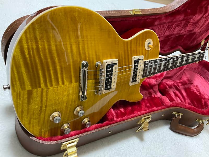 Gibson USA Slash Les Paul Standard Appetite Amber w/ Hard case Brand New image 1