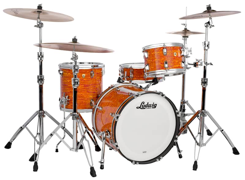 Ludwig *Pre-Order* Classic Maple Mod Orange Kit  20x16, 12x8, 13x9, 14x14, 16x16 Drums Shell Pack Custom Special Order Authorized Dealer image 1