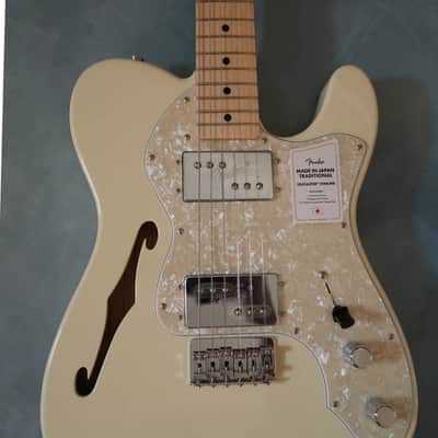 *New in Box* Fender Made in Japan Traditional 70s Telecaster® Thinline 2026 - Olympic White image 1