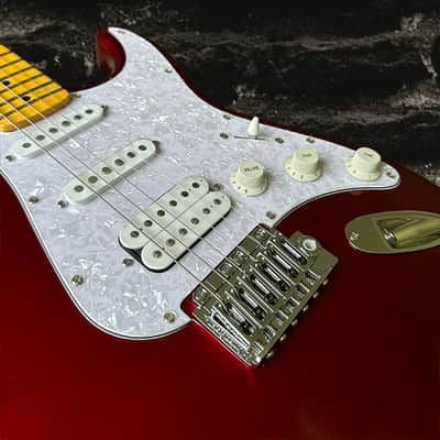 Aslin Dane AST -4   Canda apple red-with glossy maple fingerboard image 4