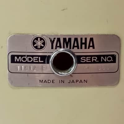 *Yamaha 22x16,12x10,16x16"Power Tour Custom 8000 Drum Set Pure White Japan Birch image 14