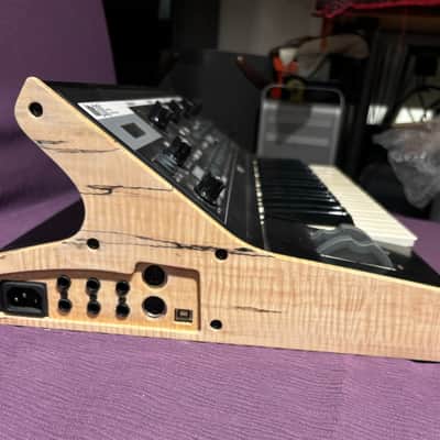 Moog Sub Phatty & Little Phatty or Stage2 replacement side panels."Aqua Timber Chestnut"MasterGrade and 3A. Polyester gloss finish. image 4