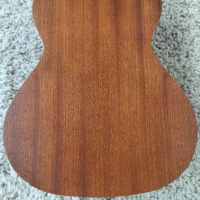 Luna UKE TRIBAL Tenor Size Mahogany Acoustic Ukulele - Satin Natural image 3