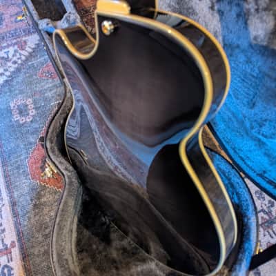 D'Angelico Excel EX-SS Semi-Hollow with Stop-Bar Tailpiece, Gold Hardware 2010s - Grey Black image 9