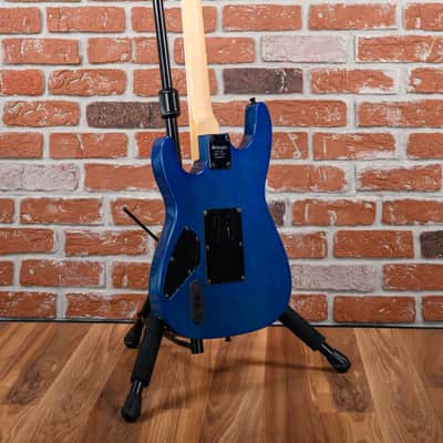 Belanger Guitar Company Custom Shop SM-1 Prototype Transparent Blue 2000s w/Gigbag image 6