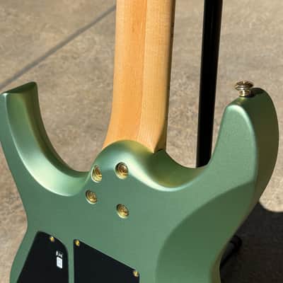 Used 2021 Angel Vivaldi Signature Pro-Mod DK24-7 Nova, Maple Fingerboard, Satin Sage Green image 9
