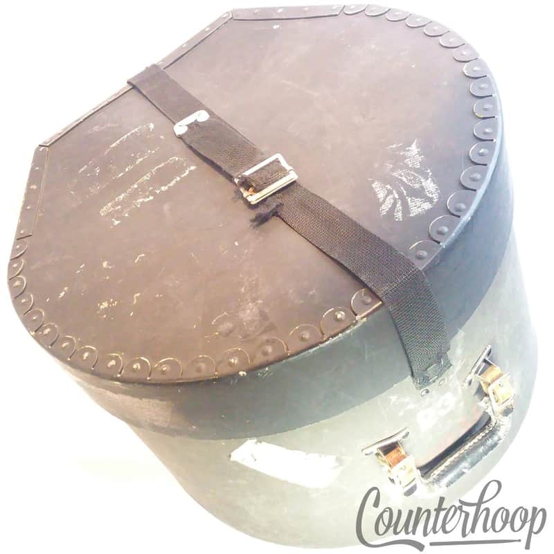 Fiber 15x12"Tom/Marching Snare Drum Case Vintage 60s Fibre Hardshell Hard USA* image 1