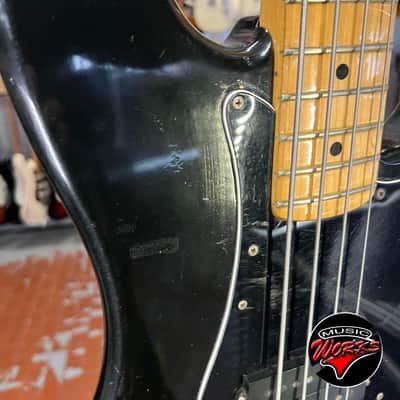 Fender   1981 American Precision P Bass Black True Vintage image 5