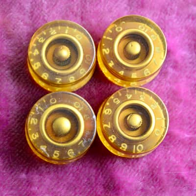 Vintage 1955 Gibson Gold Barrel Knobs Les Paul Goldtop 1954 Standard 1953 ES-175 image 1