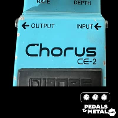 Boss CE-2 Chorus (Black or Green Label) 1988 - 1992 - Blue X14967 image 2