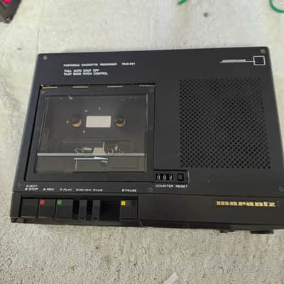Mint Rebuilt Marantz PMD201 Full & 1/2 Speed Cassette Recorder w/ Manual & Adapter image 2