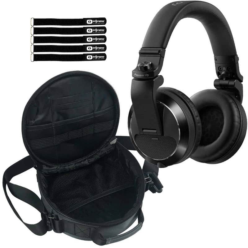 Pioneer DJ HDJ-X7 Professional Over-Ear DJ Headphones Black w Carrying Case image 1