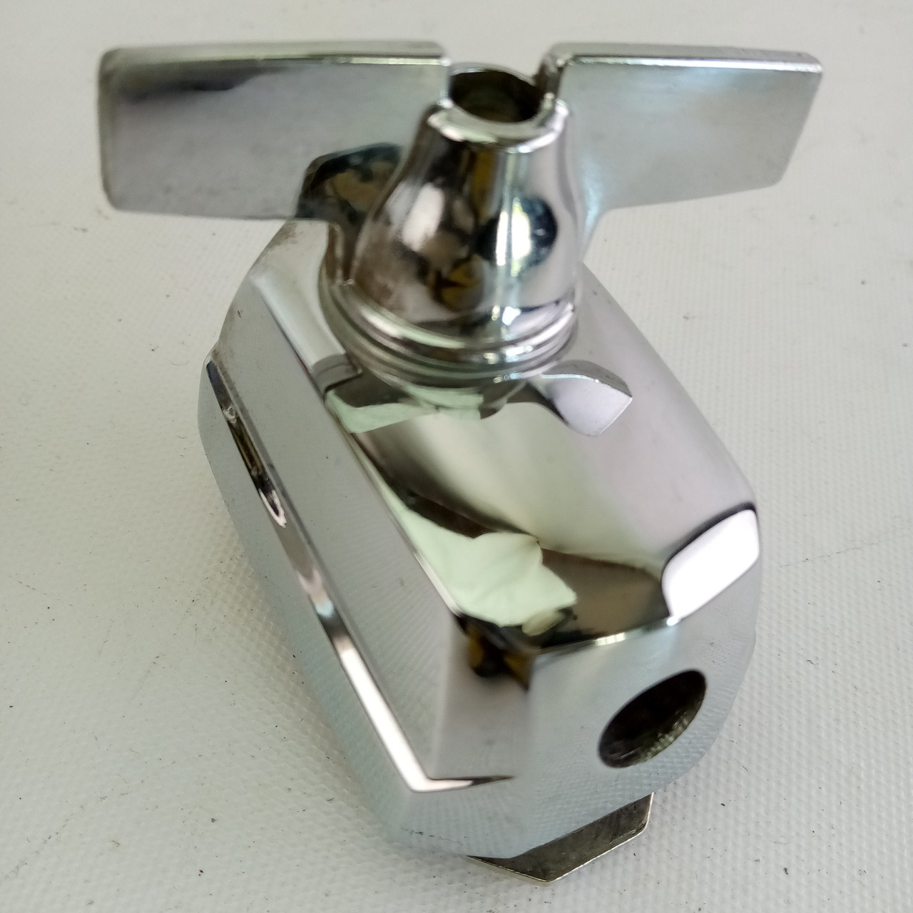 Premier 7/16" Tom Drum Mount L-Arm/Cymbal/Bass Spur/Floor Leg Chrome Vintage70s — main photograph