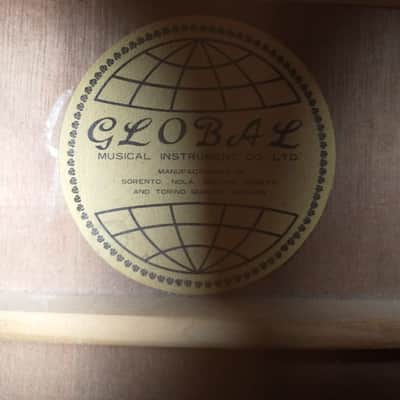 Global Dove 1970's Sunburst Acoustic Dreadnought w/ Chipboard Case image 7
