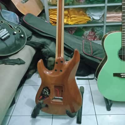 Finished Double cut One Piece Mahogany Rosewood Drop Top Body + Neck image 2
