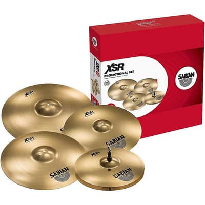 Sabian XSR5005GB XSR Performance 14" / 16" / 20" Cymbal Pack w/ 18" Fast Crash