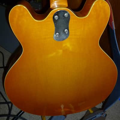 RARE Mosrite Blonde Celebrity Hollowbody 1972? guitar serial #1c0183 image 15