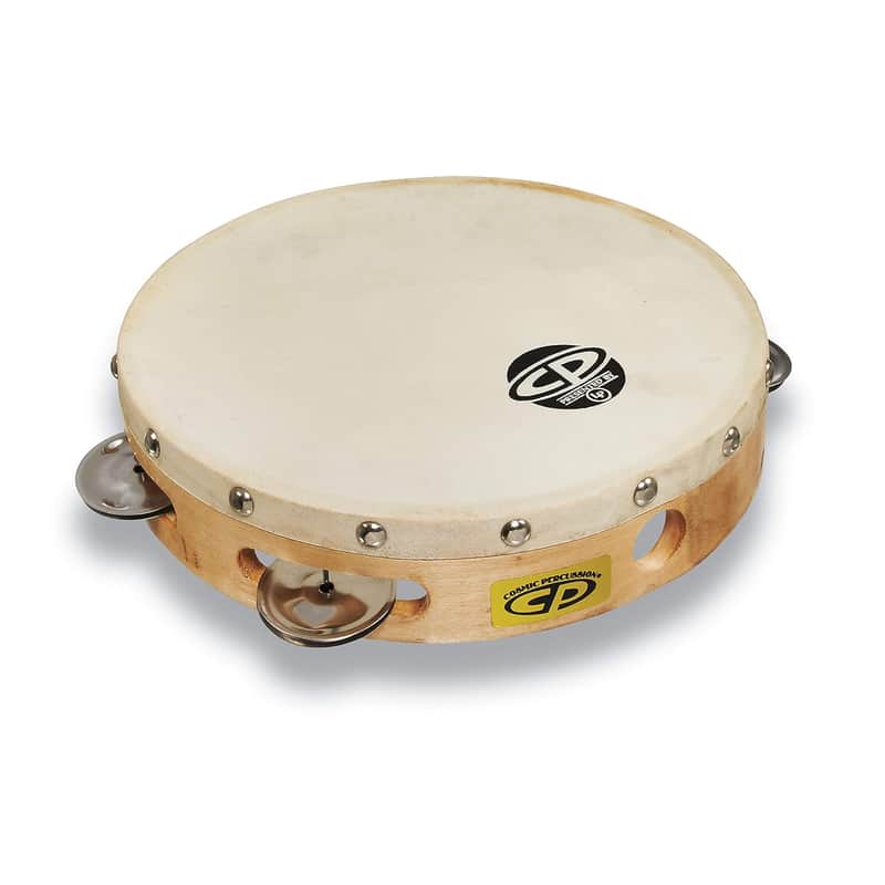 2025 Unbranded Lp Cp Wood Tambourin Holz 8" Einreihig Mit Fell...