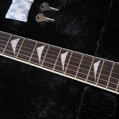 Grover Jackson Concorde Randy Rhoads Flying V BRAND NEW 2015 GJ2 NOS Limited Edition Discontinued Black Pinstripe Alexi Laiho FR Floyd Rose HH Hipshot Tuners TIME CAPSULE CASE QUEEN RARE Neck-Thru Collector Guitar image 11