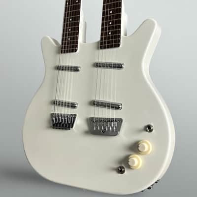 Danelectro Doubleneck 6-String/12-String 2024 - White Pearl image 2