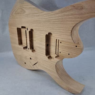 Unfinished Ash HxH 7 string Jem body Fits Ibanez 7 string UV Necks - J2461 image 6