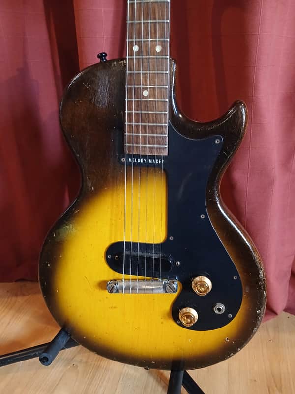 Gibson Melody Maker β 1959 β 3/4 Scale β Appraised by No.Tom, Denmark Street β Sunburst β Single-Cutaway, Serial 921877, Lightweight Vintage Player with Original Case