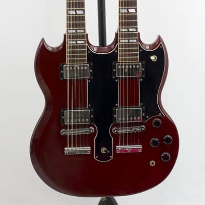 Gibson Eds-1275 Double Neck CS 1991 - Cherry image 2