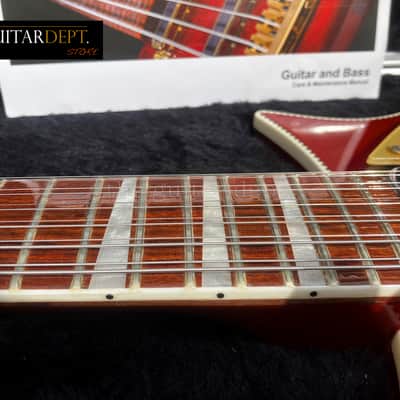 ♚UNDER THE BED♚MEGA RARE!!♚ 2013 RICKENBACKER 660-12 String♚RUBY RED METALLIC !♚7.6K TOASTERS♚360 image 7