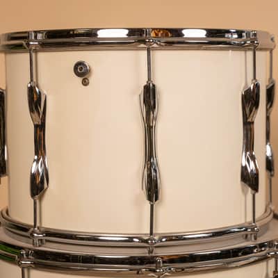 1970s Premier B303 White Duroplastic Drum Set image 17