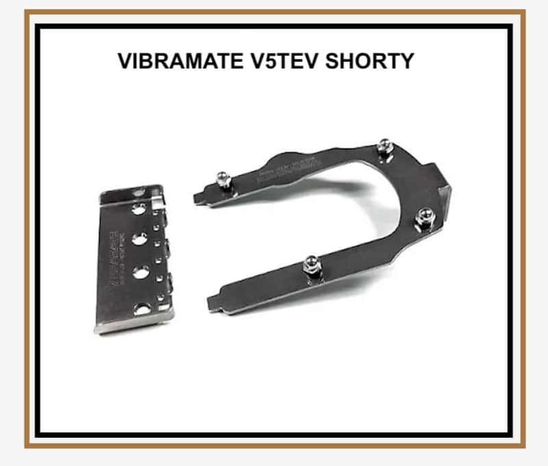 Vibramate V5-TEV-2 Shorty Mount Leaves Humbucker room With Bigsby B5 to Your 4 hole Ashtray bridge Telecaster image 1