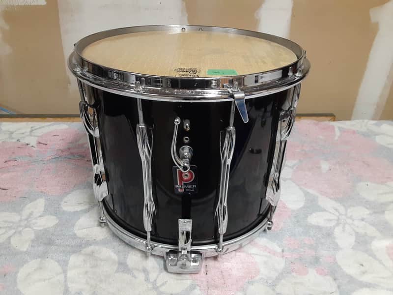 Premier Marching Snare 14x12" 1980s - Black image 1