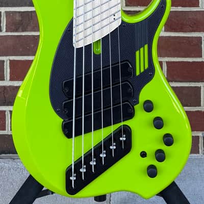 Dingwall NG3 6-String, Ferrari Green, Maple Fretboard, Matching Headstock, Minimalist Bridge, Dingwall Gig Bag image 2