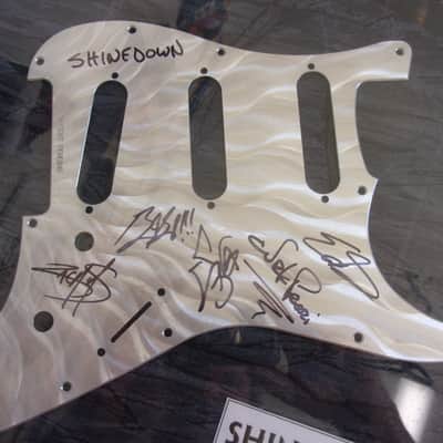 Shinedown Hand Signed & Framed Guitar Pick Guard image 4