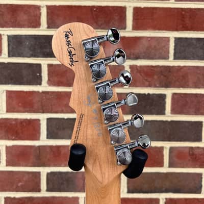 Reverend Reeves Gabrels Signature Model, Satin Orange Flame Maple, Roasted Maple Neck, Ebony FB image 8