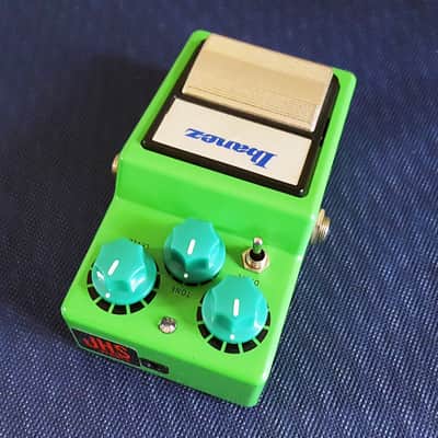 JHS Ibanez TS9 Tube Screamer with "Tri-Screamer" Mod - Green with Green Knobs image 5