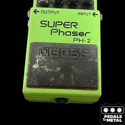 Boss PH-2 Super Phaser (Silver or Black Label) 1988 - 2000 - Green - X17885 image 2