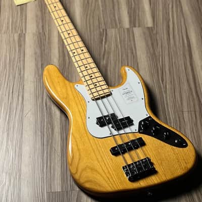 Fender Japan Hybrid II Jazz Bass PJ with Maple FB in Vintage Natural JD24005024 image 1