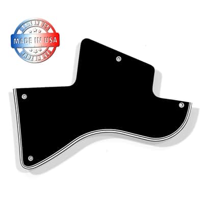 5 ply Black/White WIDE BEVEL Pickguard for Gibson Les Paul Special P90 image 3