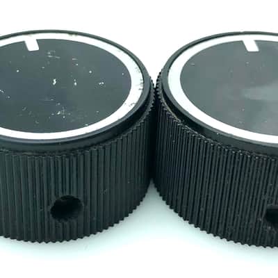 Immagine Large Vintage Audio Control Knobs 19?? Black/Silver - 2