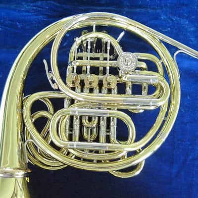 New Alexander 103MAL-HG Double French Horn in Yellow Brass, Hand Hammered Bell Spout, Detachable Bell Flare;with Mouthpiece,Care Kit image 10